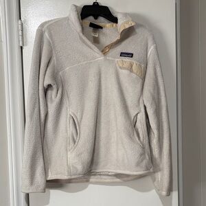 Patagonia Off-White Fleece Jacket